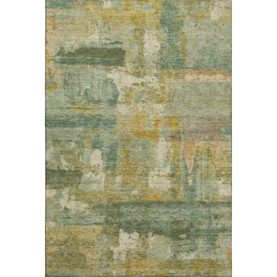 Premium Machine Washable Mayfield AMF2147 abstract Rug