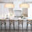 Flourtown Fabric Semi Flush Mount