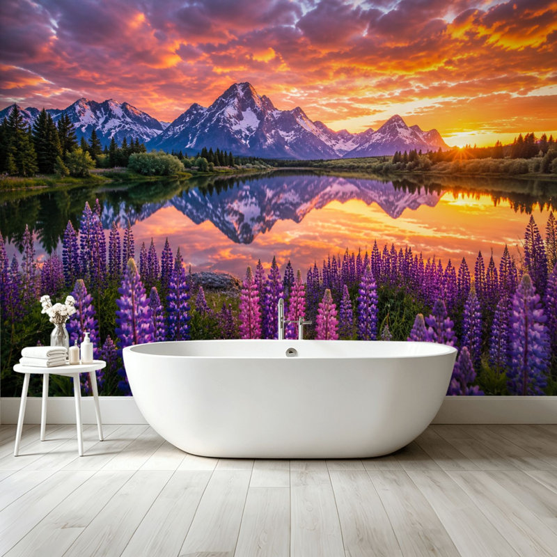 Adhésif mural amovible Peel and Stick, 68.88" L x 96" W