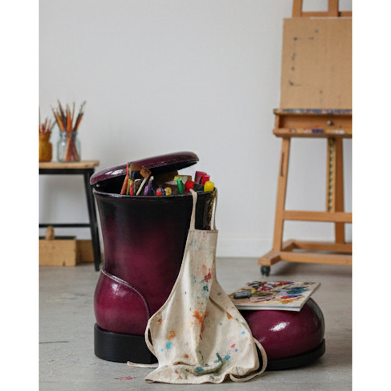 SGT49 - Tabouret de rangement Champion, Prune