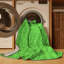 Tapis vert / noir en chenille / polyester tissé à la machine Keshanda-972978300