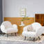 Accent Sherpa Chair Comfy Modern Living Room Chair Fabric Mid Century Bedroom Chair With Legs Arm Chair For Reading Bedroom Single (Set Of 2)-1809228507-1809228509