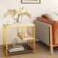 Table de bout avec rangement Seigler Mayna