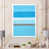 Toile blanche avec cadre photo