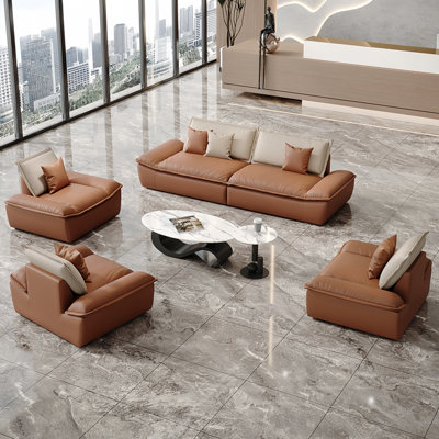 Combinaison de table basse européenne et minimaliste