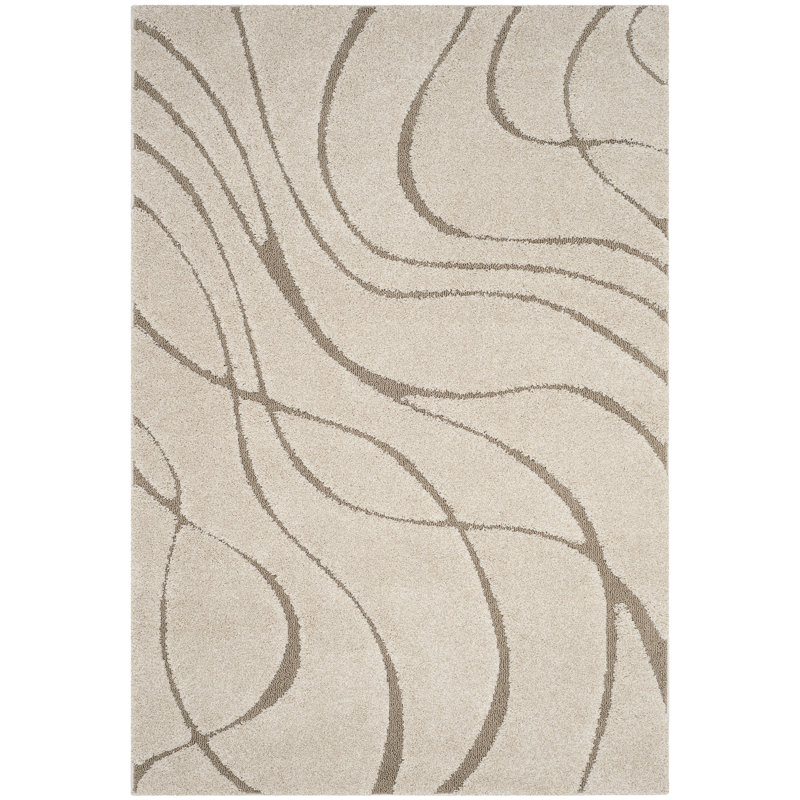 Ashal Abstract Indoor Rug, Rectangle 4' x 6'