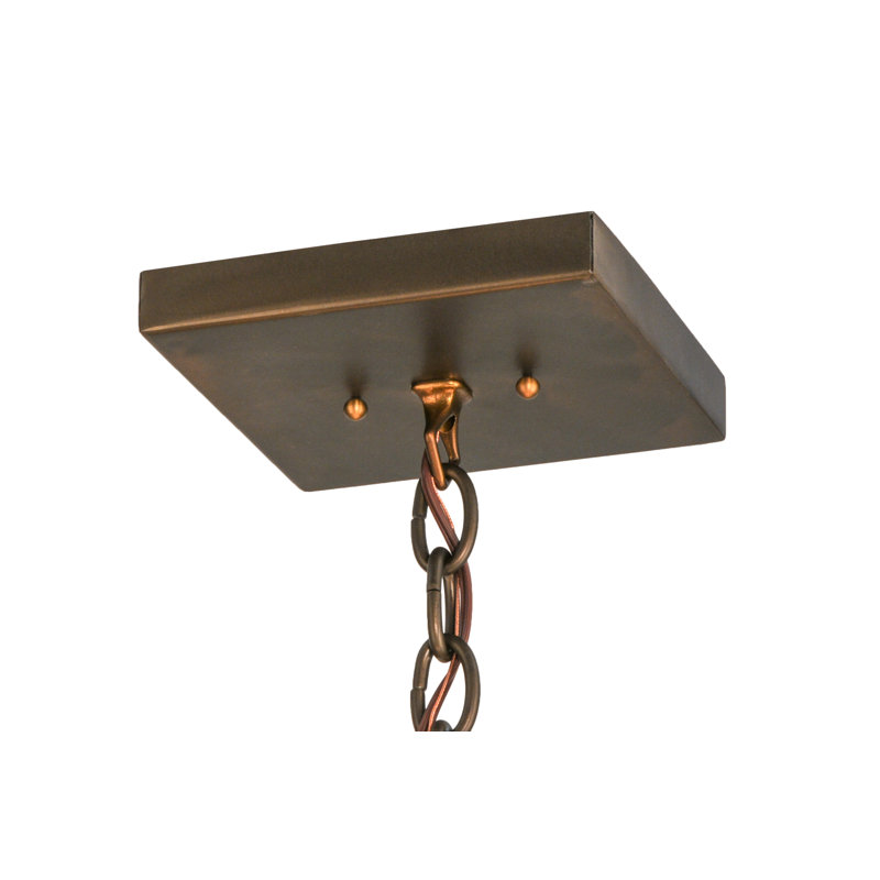 Rustic Lodge 4 - Light Pendant, 20-49" H x 17" W x 17" D