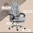 Inbox Zero Latrenda Linen Office Chair