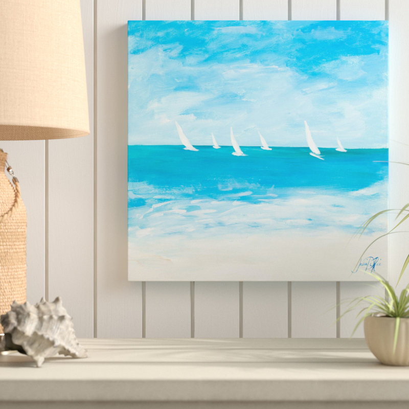 «Windjammer II», reproduction de peinture acrylique, H 18 po x l 18 po x P 1 po, Toile tendue