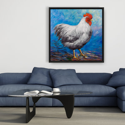«Gray Rooster» sur toile