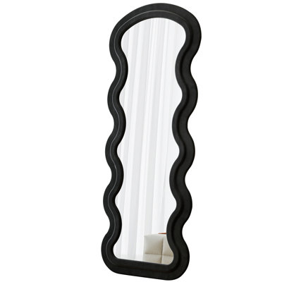 Full Length Floor Mirror, Wooden Frame Mirror For Bedroom Living Room