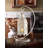 White Fancy Candle Lantern with Stand | Shabby Chic Decor