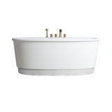 Holiday 69.25'' L Freestanding Soaking Bathtub