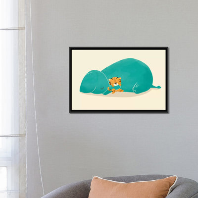 «Tiger Mother», impression sur toile