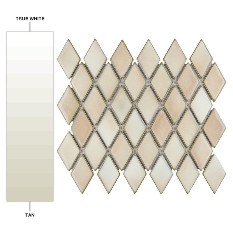 Hudson 2" x 3" Porcelain Grid Mosaic Wall & Floor Tile