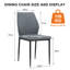48cm H Fabric Upholstered Metal Side Chair-1468281421