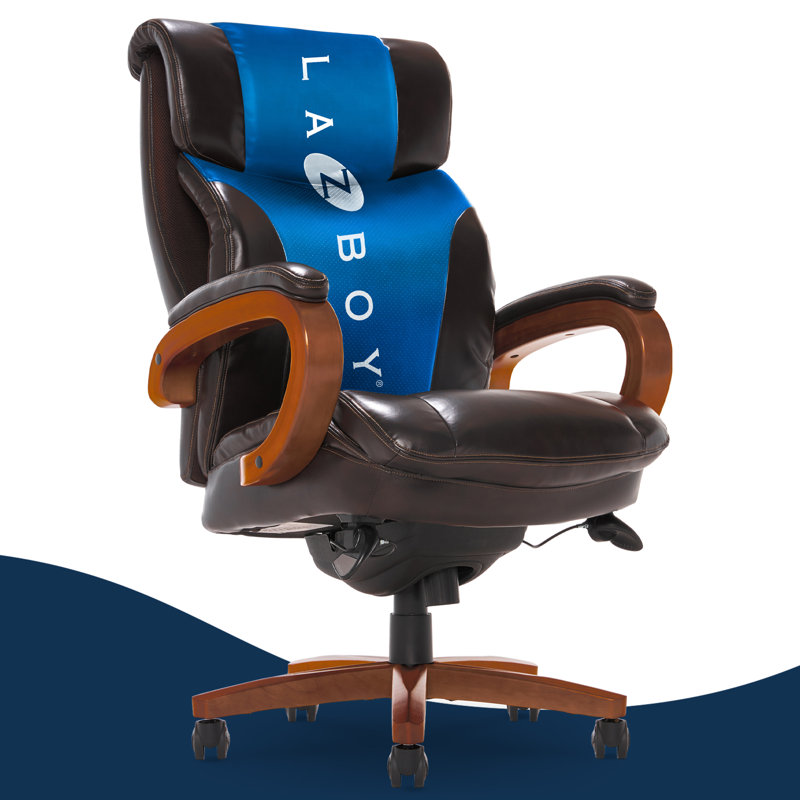 Trafford High Back Brown Bonded Leather Executive Swivel Chair