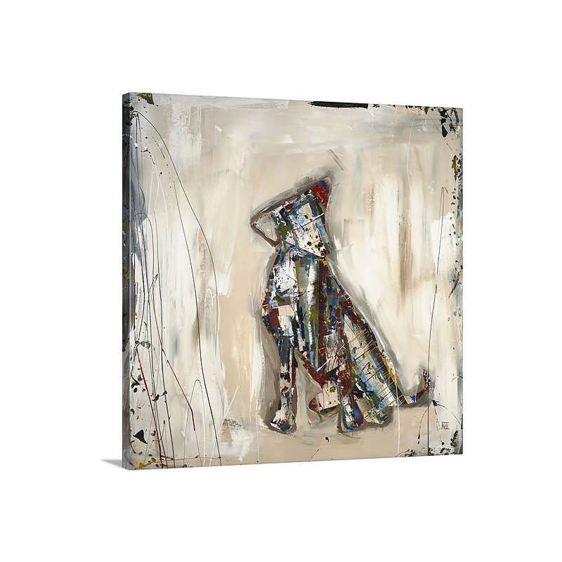 Saulters " Pup " by Kelsey Hochstatter, 20" H x 20" W x 1.25" D