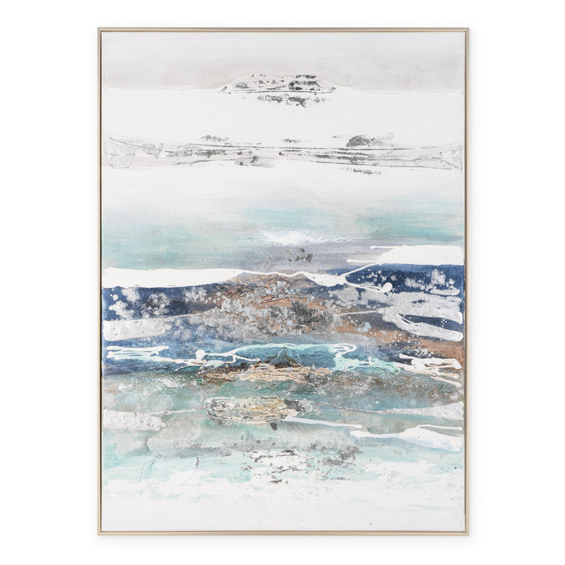 Haute mer, toile peinte à la main