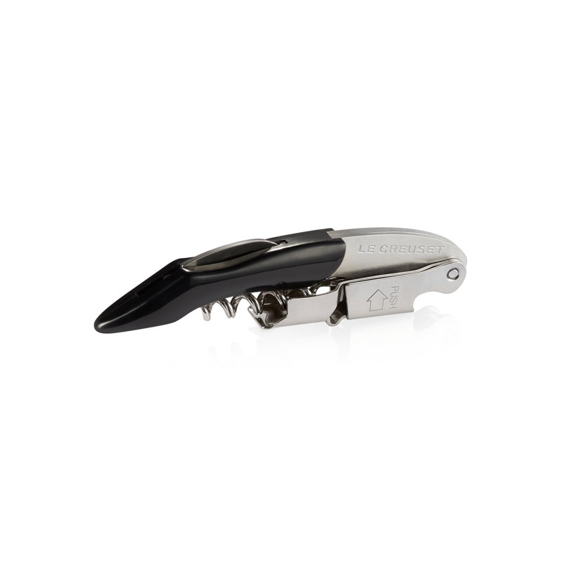 Le Creuset WT-130 Waiter's Friend Corkscrew Shiny Black