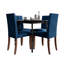Ensemble de salle à manger 5 pièces avec table ronde L 42 po et chaise en bois-1192160936