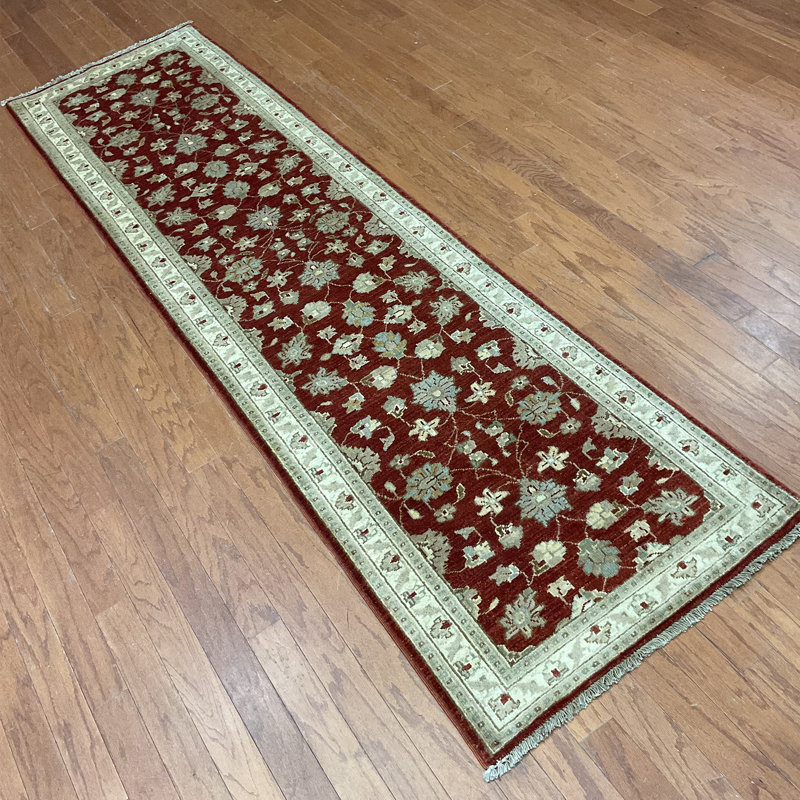  Handmade Oushak Wool Runner