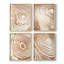 «Wood Grain Suminagashi I», ensemble de 4-404534323-404534322