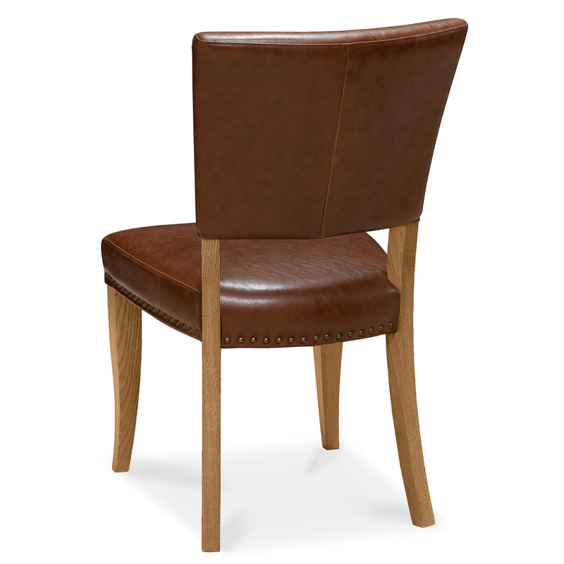 Affonso 48cm H Polyester Blend Upholstered Side Chair in Tan, Tan