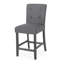 Ensemble de 2 tabourets de comptoir capitonnés contemporains en tissu, 26 po-1030395542-1030395544