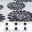 Tapis intérieur antidérapant lavable à la machine à motif floral anthracite-425988339-425988330