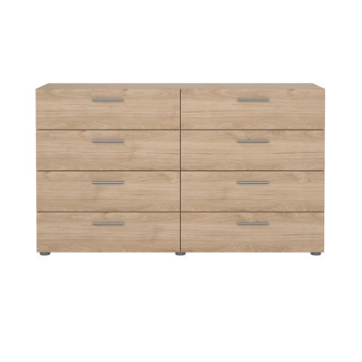 Gianna 8 Drawer 55.12" W Double Dresser