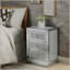 Table de chevet avec trois tiroirs Glam Style