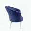 Fauteuil d'appoint Angelica Blue Velvet