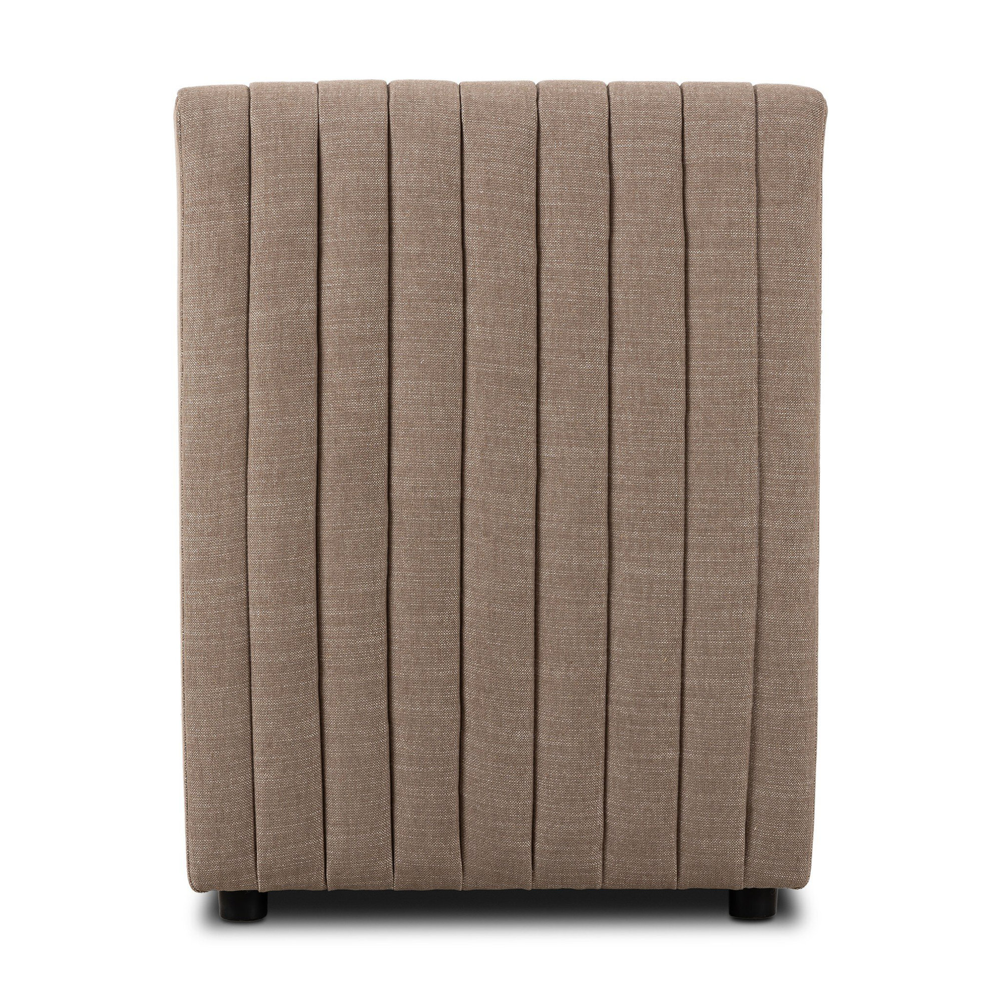 Brandt Dining Chair, Crypton Nomad Taupe Polyester Blend