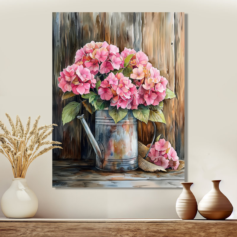 Disma - salon d'art mural floral, Toile tendue, Ne s’applique pas, H 32 po x l 24 po
