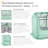 Garmer Outdoor Mini Greenhouse with Metal Raised Garden Bed with Green Cover 2' x 3'-96706905