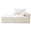 2 canapés en chenille et en mousse à mémoire de forme - Confort, style pour le salon, la chambre à coucher, un appartement, le bureau personnel, facile à transporter et supportent facilement le tissu Boucle - Installation-1448743586