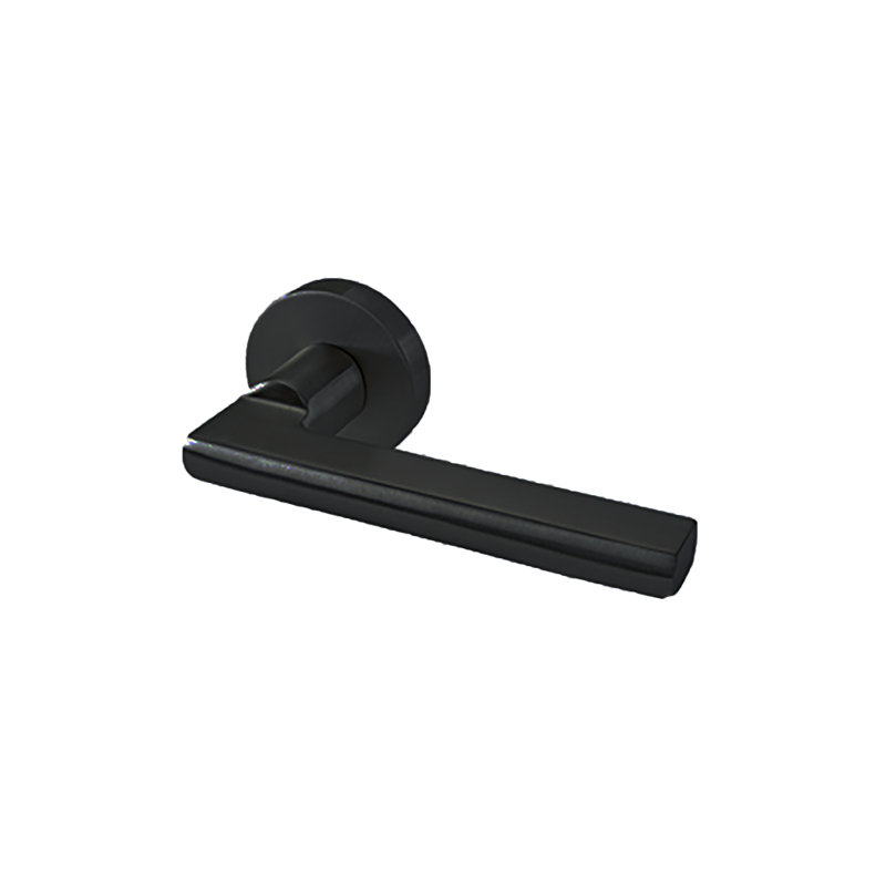 Ensemble de mannequin simple Alpine 78, Noir satiné, Droite