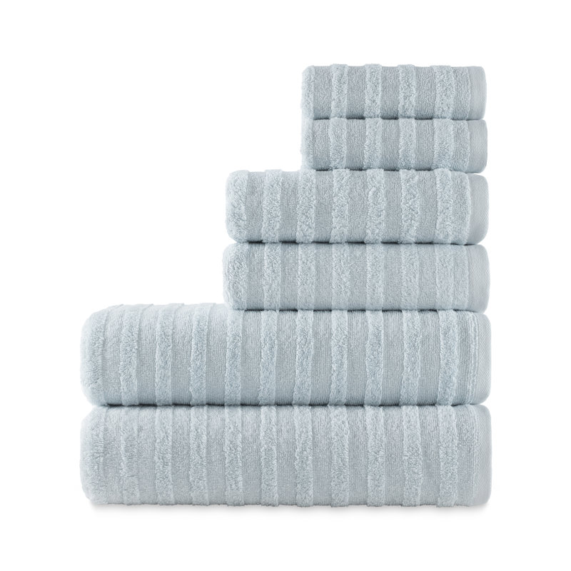 Ensemble de serviettes 6 pièces Bowyn, Glace