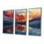 Ensemble de salon Red Wall Trees par The Mountain Lake-108317946-108317941