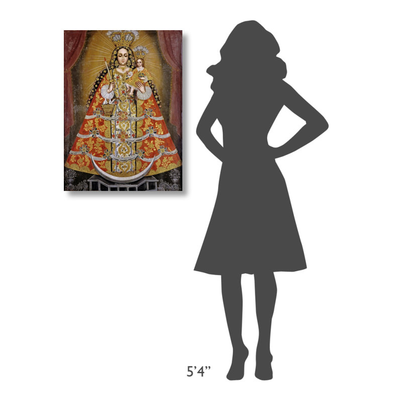 " Nuestra Senora De La Concepcion " by Nicolas Tarkhoff, 30" H x 22" W x 2" D