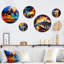 Décoration murale en métal Miami Beach Holidays II - City Miami