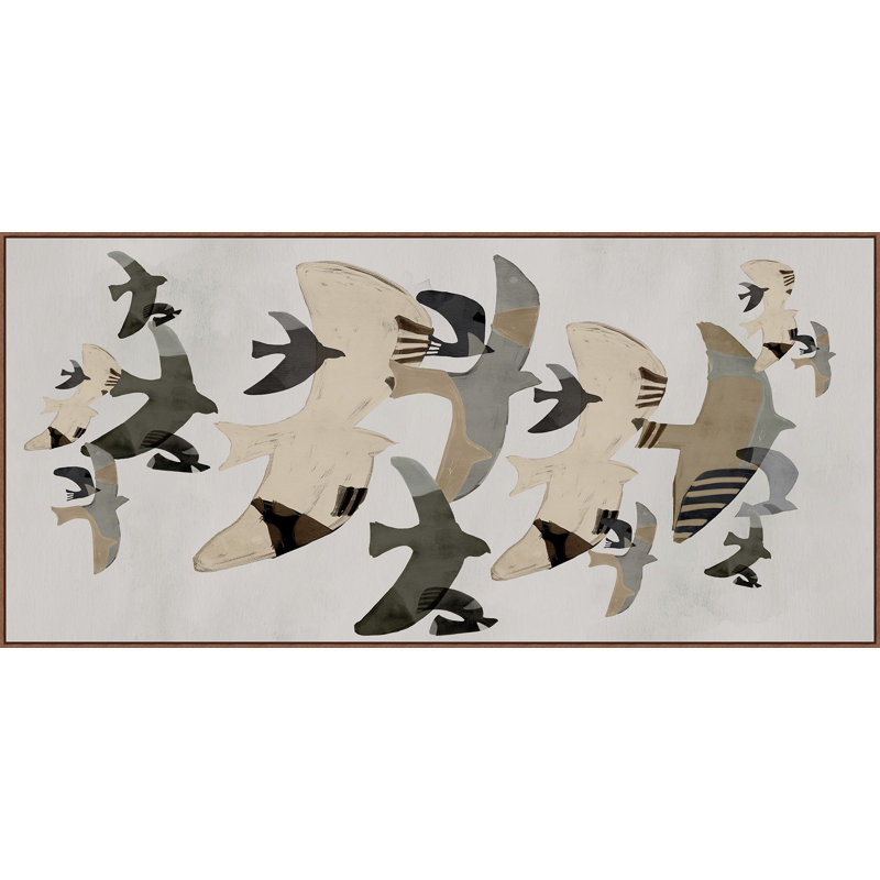 Dawn Flock Print by Nathan Turner