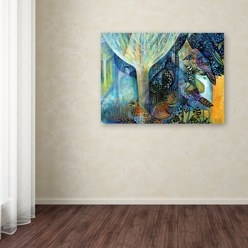 « fée », reproduction d’impression sur toile tendue, H 35 po x l 47 po