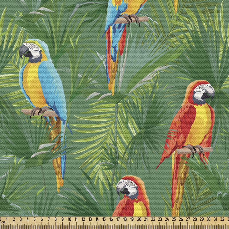 Tissu jungle, l 58 po x L 180 po