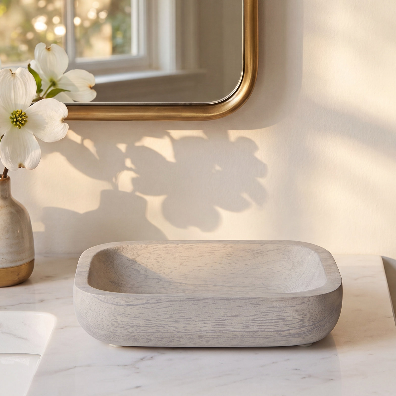 Alethea Wood Soap Dish