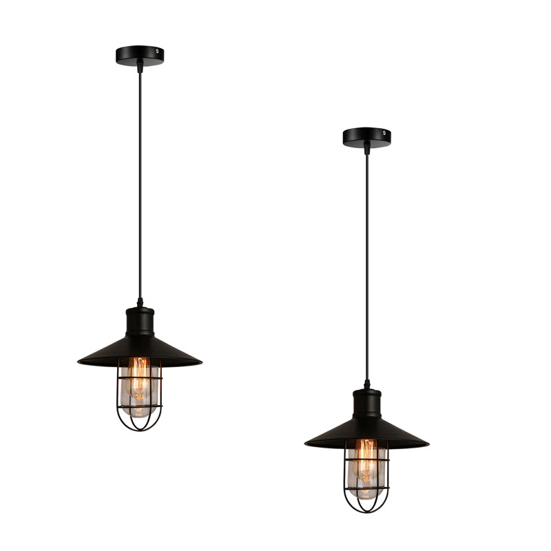 Dex 2 - Light Black Single Pendant