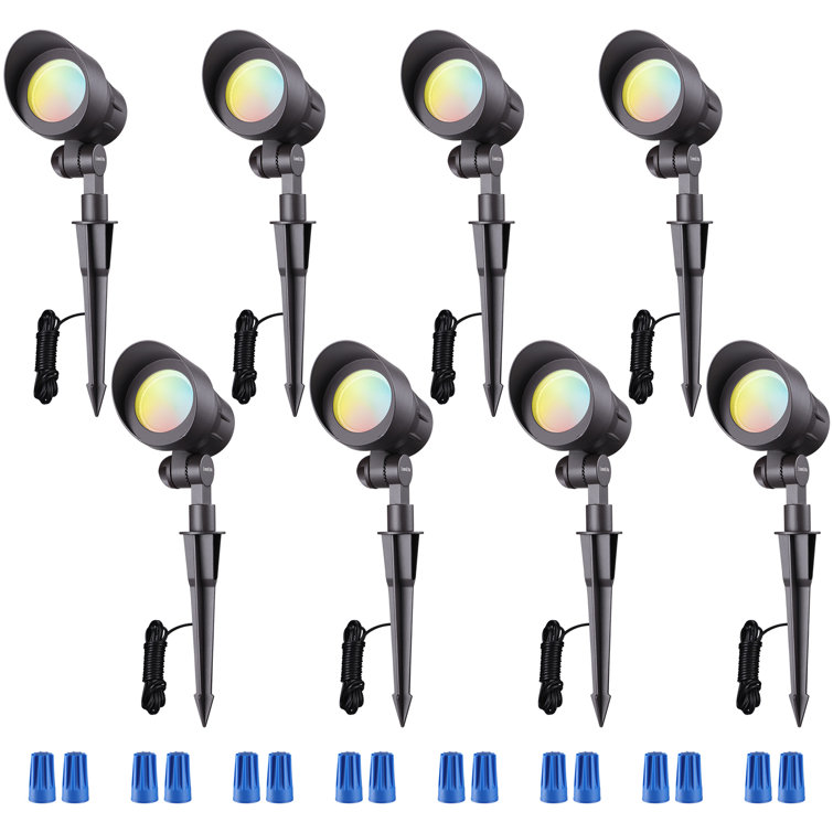 LEONLITE Perle LED Pathway Spotlight Colour Temperature Selectable Low  Voltage Landscape Light  Reviews Wayfair Canada