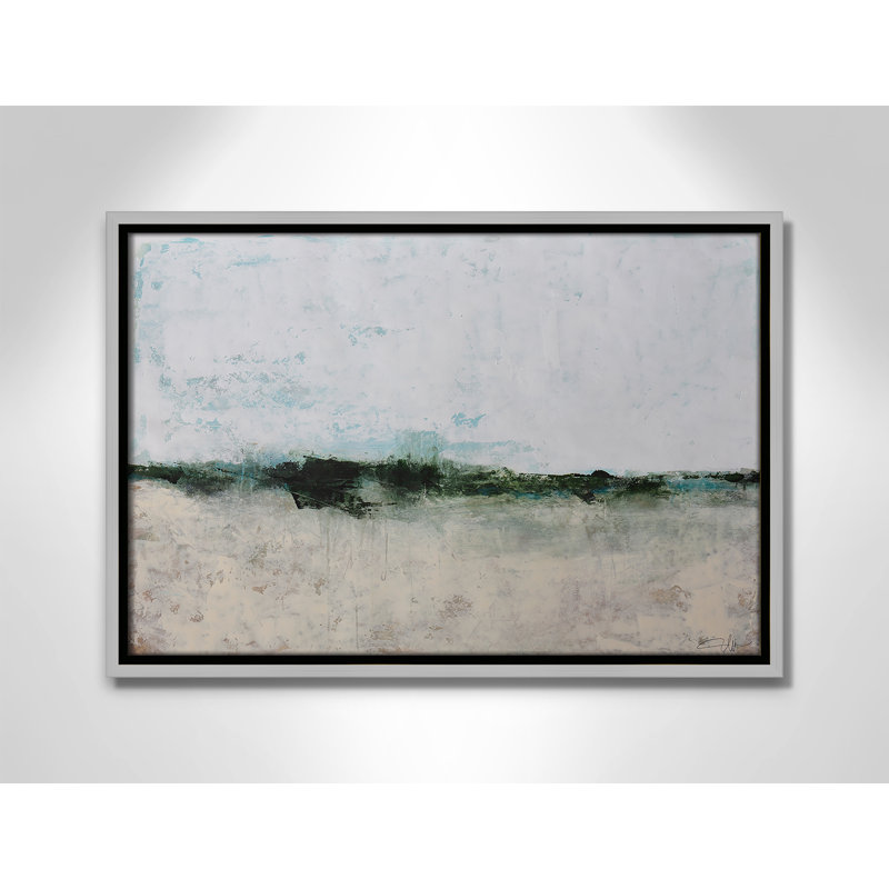 «Morning Meadows» par Filippo Ioco, reproduction sur toile flottante, H 13,5 po x l 19,5 po x P 2 po, Encadrement argenté