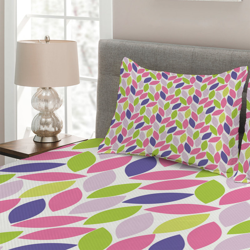 Modern & Contemporary Polyester Coverlet, King Bedspread + 2 Shams
